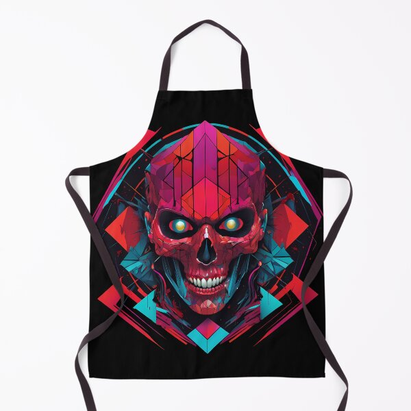 Item preview, Cyberpunk skull designed and sold by TaevasDesign.