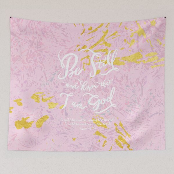 Item preview, Be Still - Psalm 46:10 - w/ abstract pattern designed and sold by joyfultaylor.