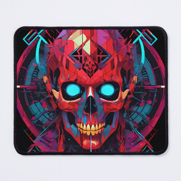Item preview, Cyberpunk skull designed and sold by TaevasDesign.
