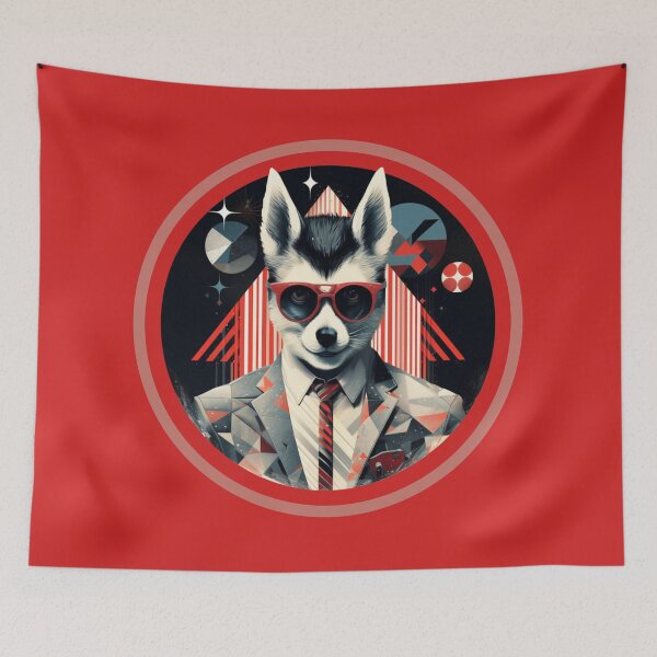 Item preview, STYLISH DOG SURREALISM 1 designed and sold by justyna-s28.