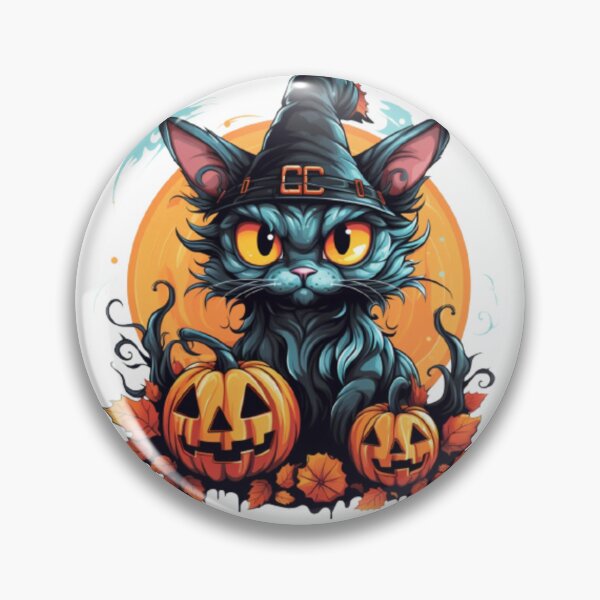 Item preview, Scary Halloween cat designed and sold by Coloredroad.