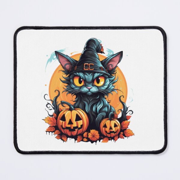 Item preview, Scary Halloween cat designed and sold by Coloredroad.