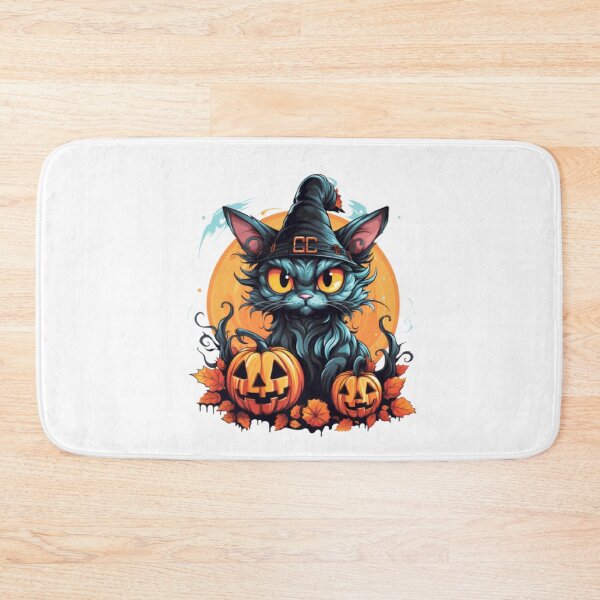 Item preview, Scary Halloween cat designed and sold by Coloredroad.