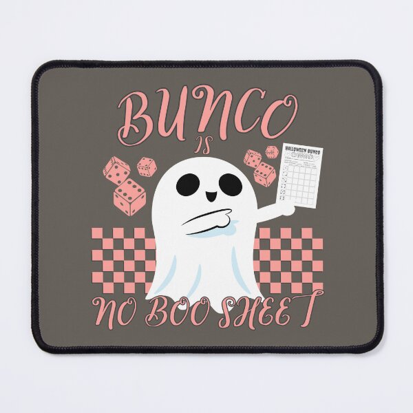Item preview, Bunco Is No Boo Sheet Halloween Funny Spooky Season Ghost designed and sold by SunfullyYours.