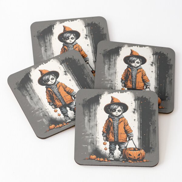 Item preview, Trick or Treat Street Art Illustration 01 designed and sold by KapowStickers.