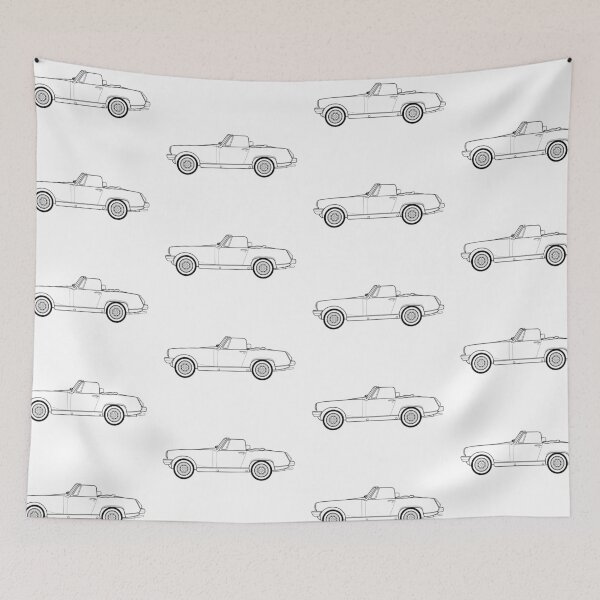 Item preview, MG Midget outline drawing designed and sold by RJWautographics.