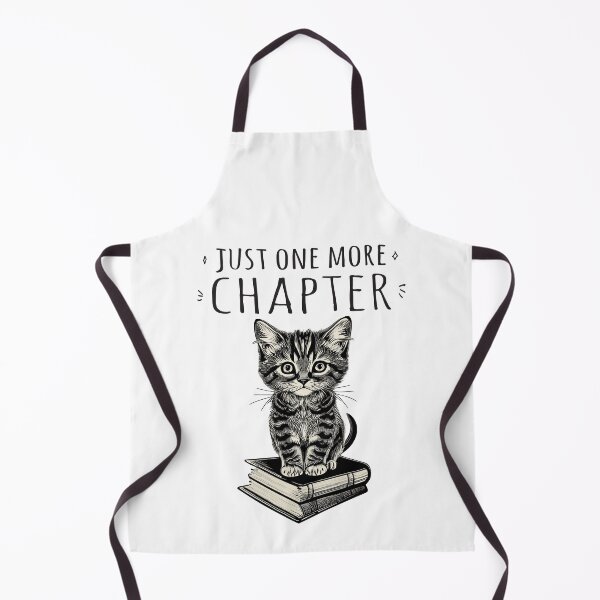 Item preview, Just one more chapter Bookworm Cat designed and sold by HandicraftArt.