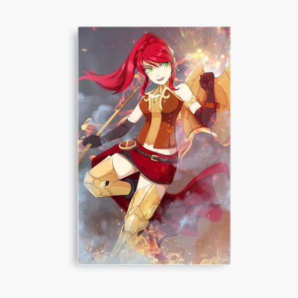 Rwby Pyrrha Wall Art Redbubble