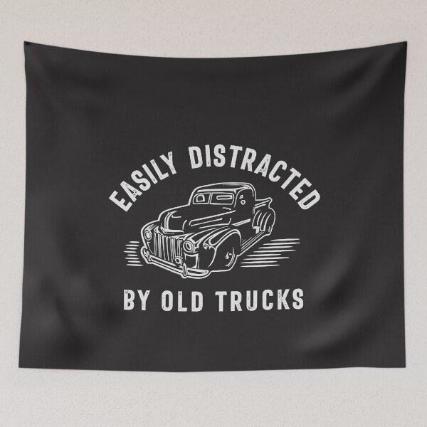 Item preview, Easily Distracted By Old Pick up Trucks Vintage Pickup designed and sold by cidolopez.