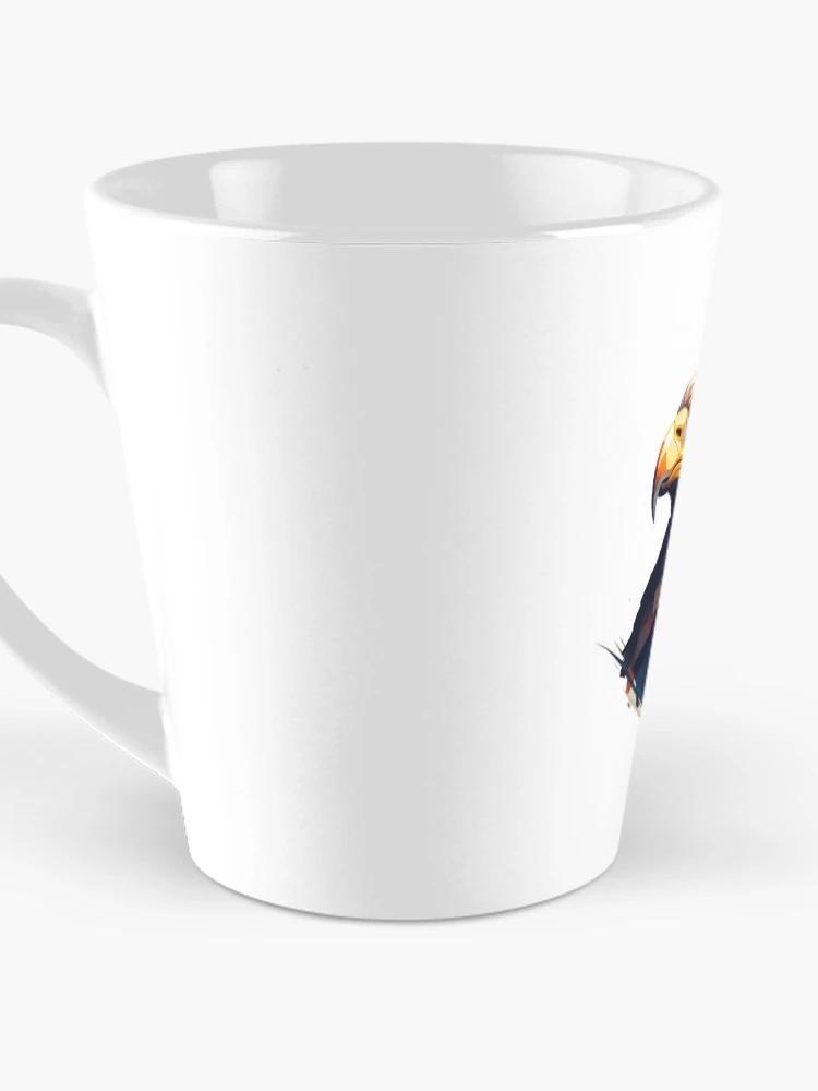 Thumbnail 3 of 4, Coffee Mug, Polygon eagle designed and sold by InkCreato.
