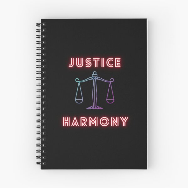Item preview, “ JUSTICE - HARMONY” SlogansTees for men, women and kids designed and sold by Nokart.