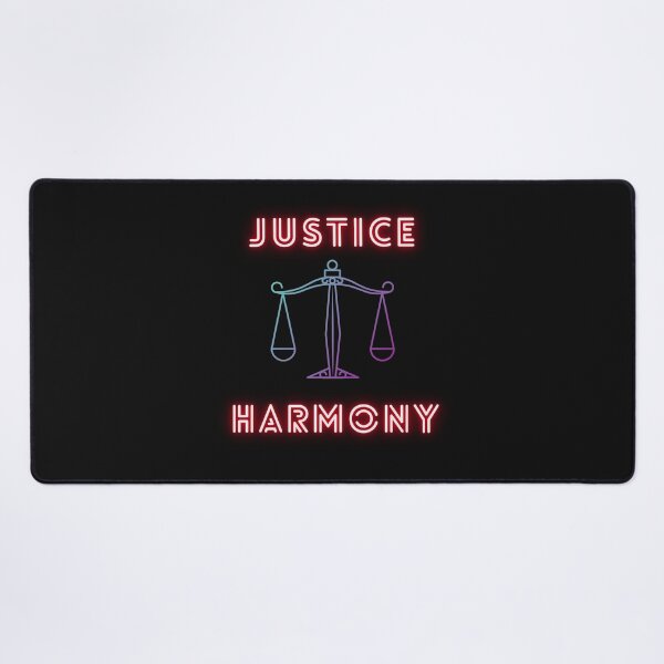 Item preview, “ JUSTICE - HARMONY” SlogansTees for men, women and kids designed and sold by Nokart.