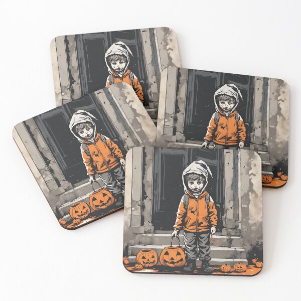Item preview, Trick or Treat Street Art Illustration 02 designed and sold by KapowStickers.
