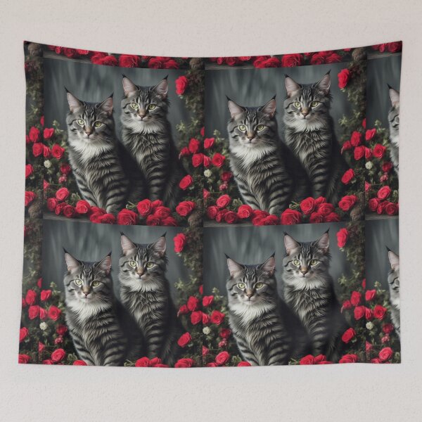Item preview, Gatos main coon gótico designed and sold by Wilfried van Dokkumburg.