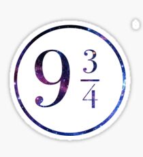 9 3/4 Sticker