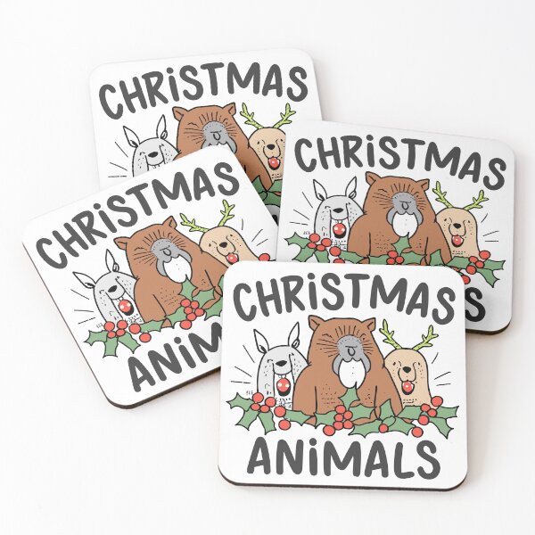 Item preview, Beaver Family's Merry Christmas - Christmas Animals designed and sold by thespecialtyhub.
