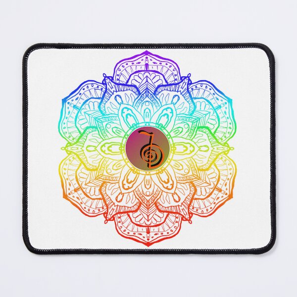 Item preview, Reiki ChoKuRei in the center of a Chakra Mandala designed and sold by BelovedBirmans.