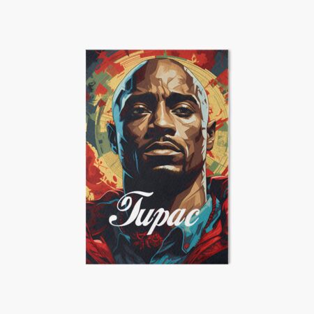 Tupac 2pac Thug Red Wings Vintage Art Premium Poster