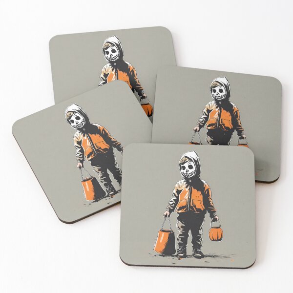 Item preview, Trick or Treat Street Art Illustration 04 designed and sold by KapowStickers.