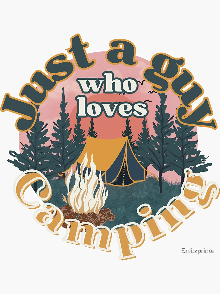 CAMPING LOVER Sticker for Sale by petershalom777