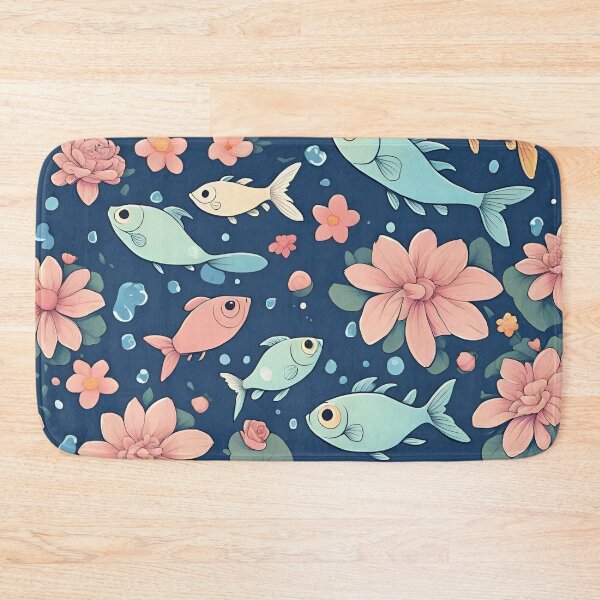 Item preview, Adorable Fish and Flowers designed and sold by SeamCraft.