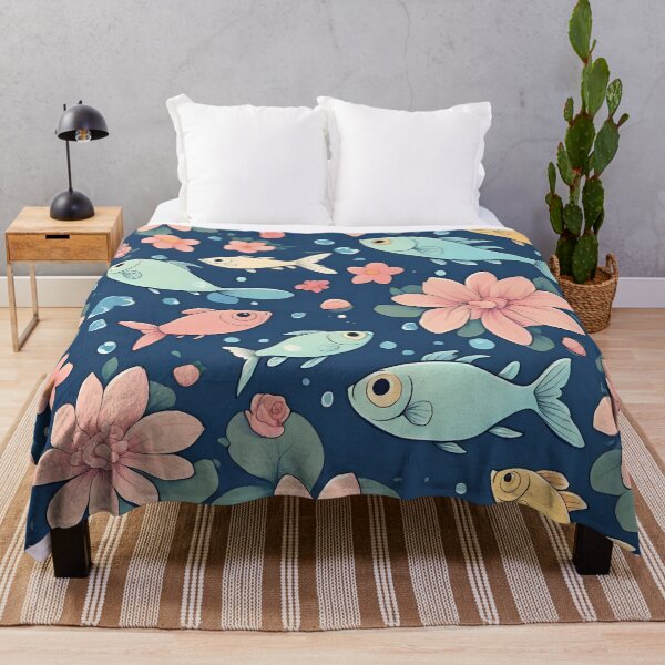 Item preview, Adorable Fish and Flowers designed and sold by SeamCraft.