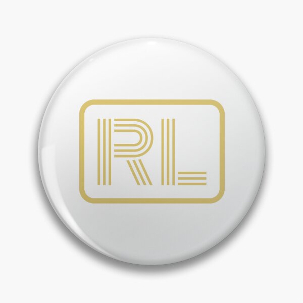 Item preview, RL Initials Gold Geometric Letters designed and sold by Jeallan Designs.