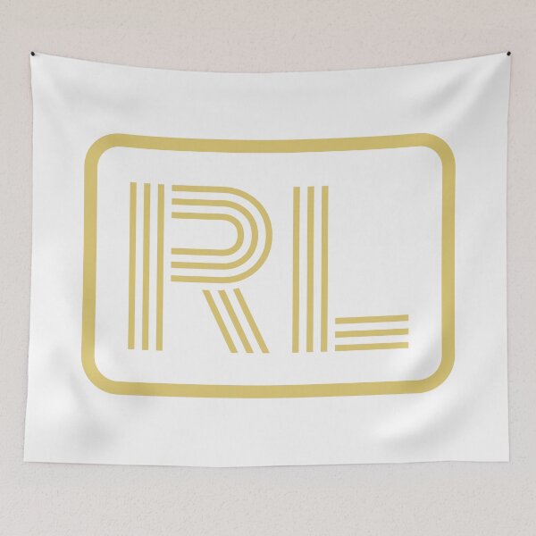 Item preview, RL Initials Gold Geometric Letters designed and sold by Jeallan Designs.