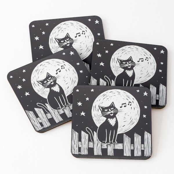 Item preview, Singing Cat designed and sold by PickledjoArt.