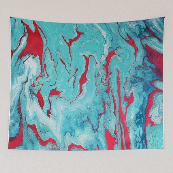 Item preview, Coral Garden: Acrylic Pour Painting designed and sold by Bethany Christensen.