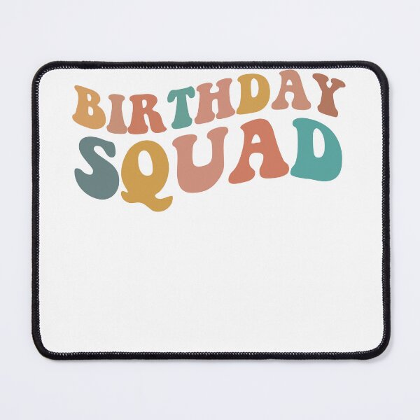Item preview, Retro Birthday Squad Tee Great Gift Amazing Funny Bday Squad party Birthday Squad Party Matching Family Group Funny Bday Team designed and sold by smartrocket.