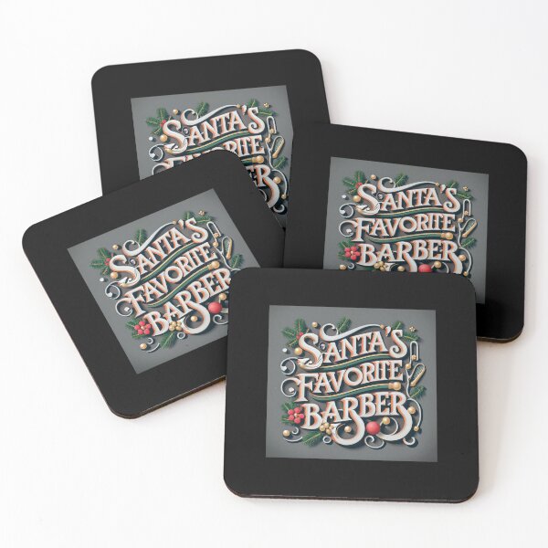 Item preview, Humorous Christmas Gift: Santa's Favorite Barber designed and sold by randomorder.