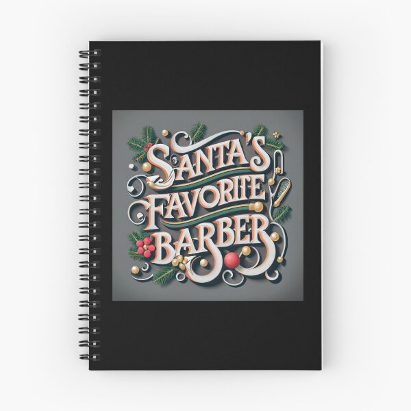 Item preview, Humorous Christmas Gift: Santa's Favorite Barber designed and sold by randomorder.