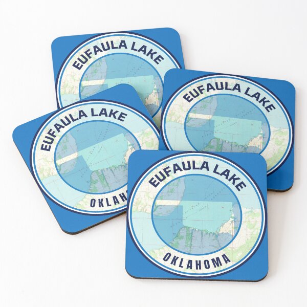 Item preview, Map Design of Eufaula Lake designed and sold by Willz Designz.