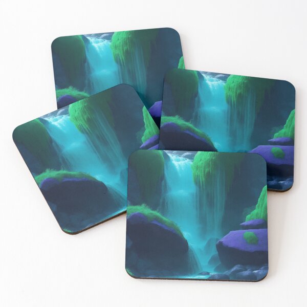 Item preview, Calming Colorful Waterfall designed and sold by DeftWookie.