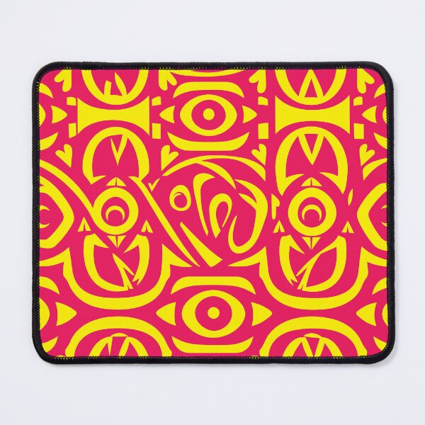 Item preview, Magenta & Yellow Abstract Tribal designed and sold by ShantyShawn.