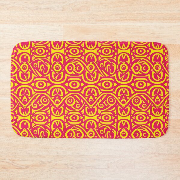 Item preview, Magenta & Yellow Abstract Tribal designed and sold by ShantyShawn.