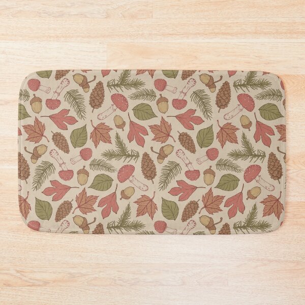 Item preview, Autumnal Forest Floor on Beige designed and sold by Paisley Yazel.