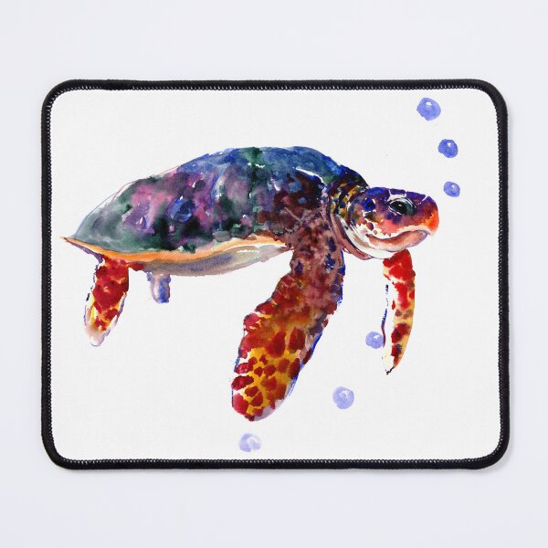 Item preview, Sea turtle si,,imng under the ocean designed and sold by surenart.
