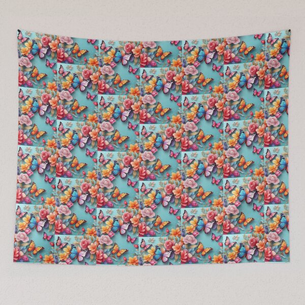 Item preview, Cute Colorful Butterflies Pattern  designed and sold by aqua1001.