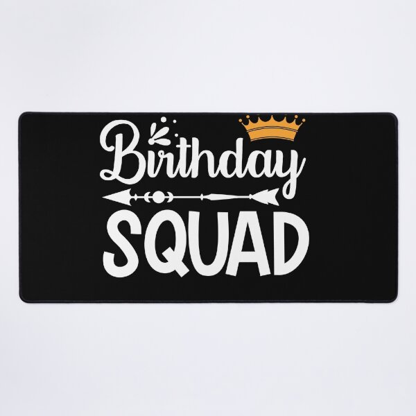 Item preview, Birthday Squad Tee Great Gift Amazing Funny Bday Squad party Birthday Squad Party Matching Family Group Funny Bday Team designed and sold by smartrocket.