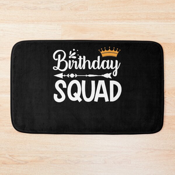 Item preview, Birthday Squad Tee Great Gift Amazing Funny Bday Squad party Birthday Squad Party Matching Family Group Funny Bday Team designed and sold by smartrocket.