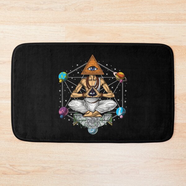 Item preview, Psychedelic Masonic Pyramid designed and sold by underheaven.
