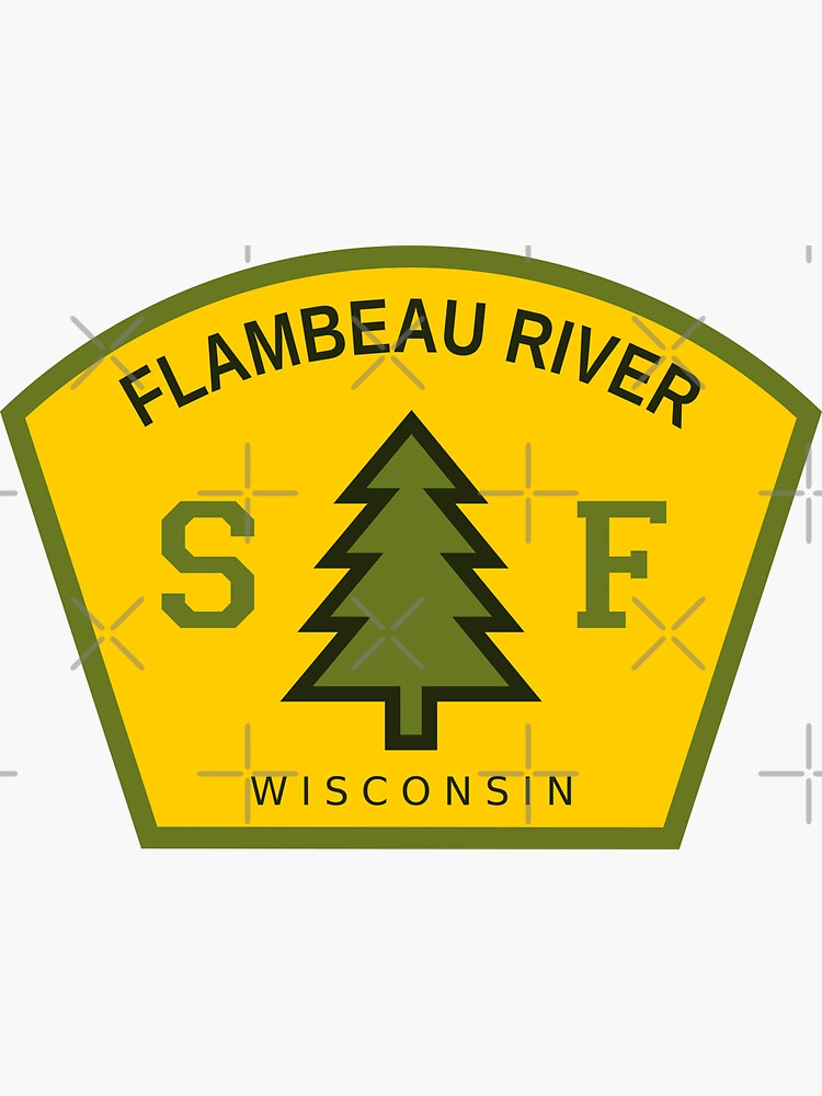 Flambeau River State Forest Wisconsin Sticker for Sale by bivenart