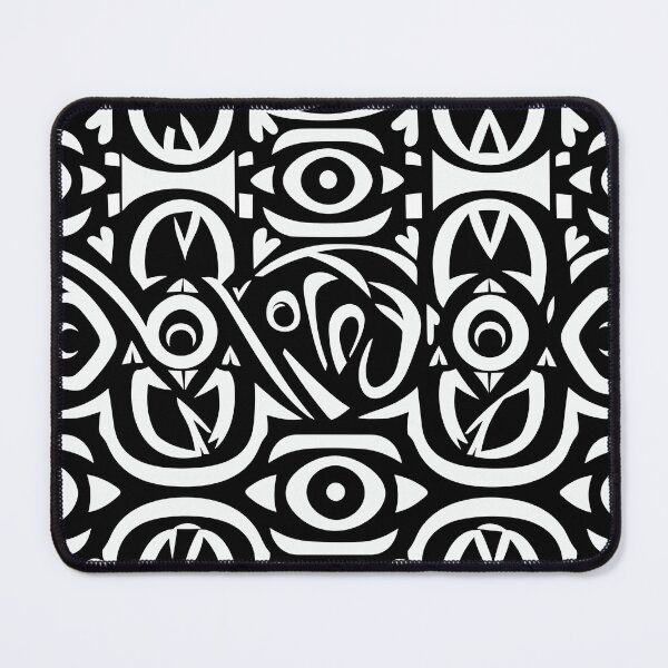 Item preview, Black & White Abstract Tribal designed and sold by ShantyShawn.