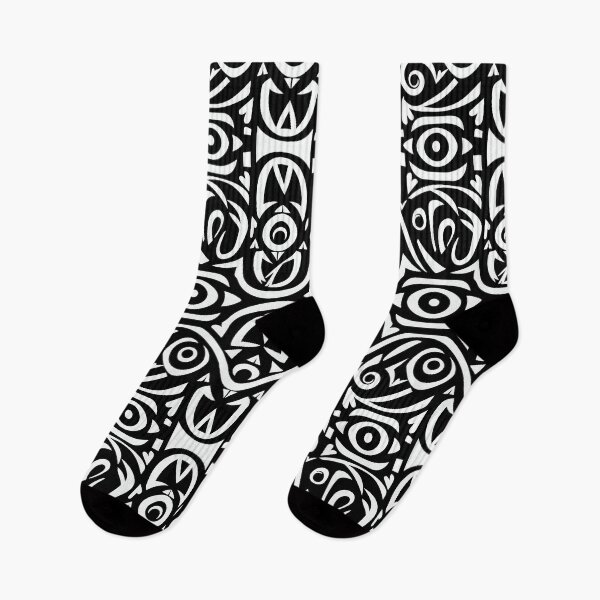 Item preview, Black & White Abstract Tribal designed and sold by ShantyShawn.