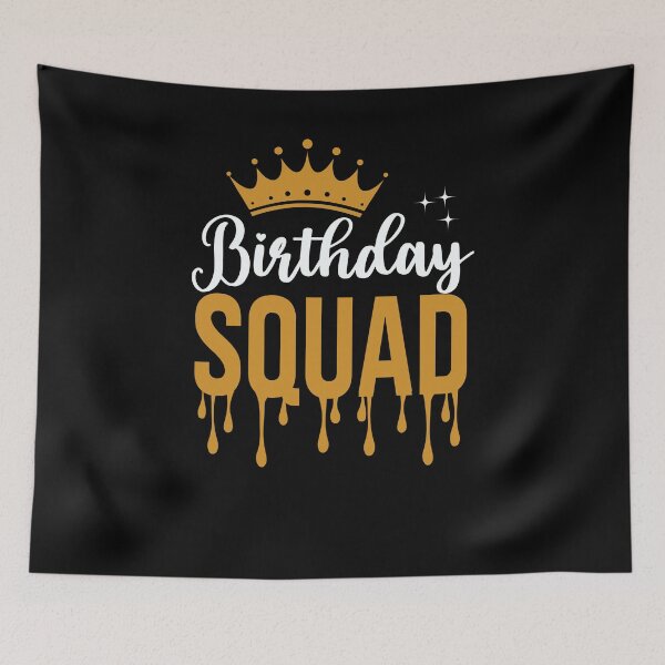 Item preview, Birthday Squad Tee Great Gift Amazing Funny Bday Squad party Birthday Squad Party Matching Family Group Funny Bday Team designed and sold by smartrocket.