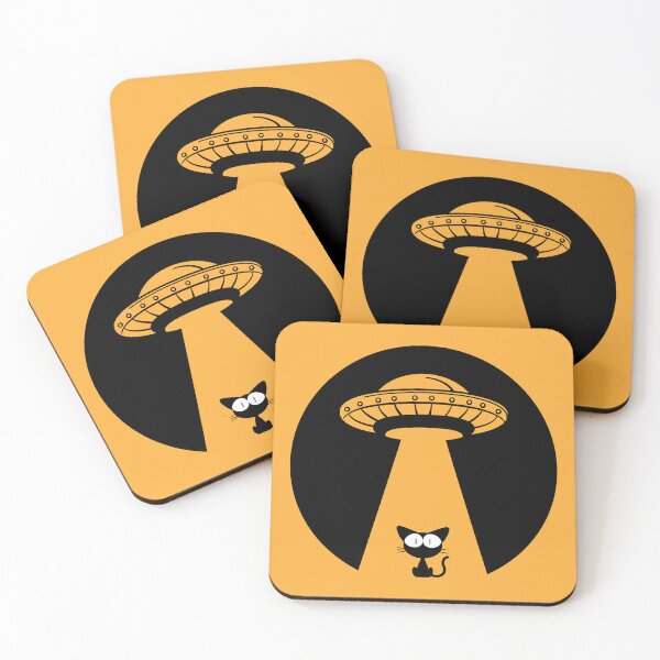 Item preview, Alien UFO Funny Cat VII designed and sold by Lemon Pepper.