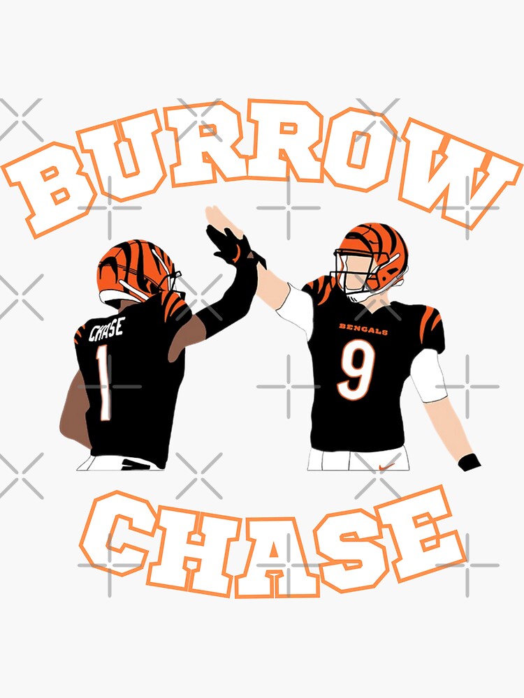 Cincinnati Bengals Joe Burrow Tiger Stripe Merch Sticker for Sale by  Joseph Elliott