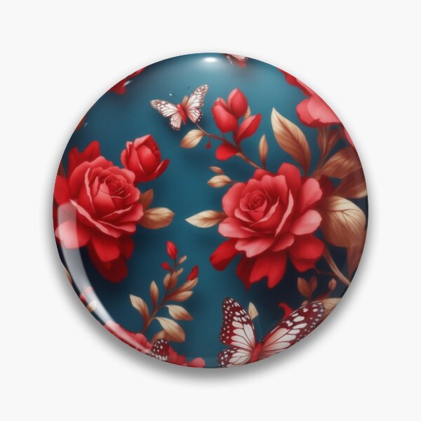 Item preview, Cute red Flower Pattern designed and sold by aqua1001.